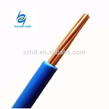 Conductor eléctrico de cobre estándar de 600v tipo cable eléctrico de TW